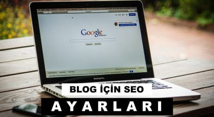 kişisel blog için seo ayarları